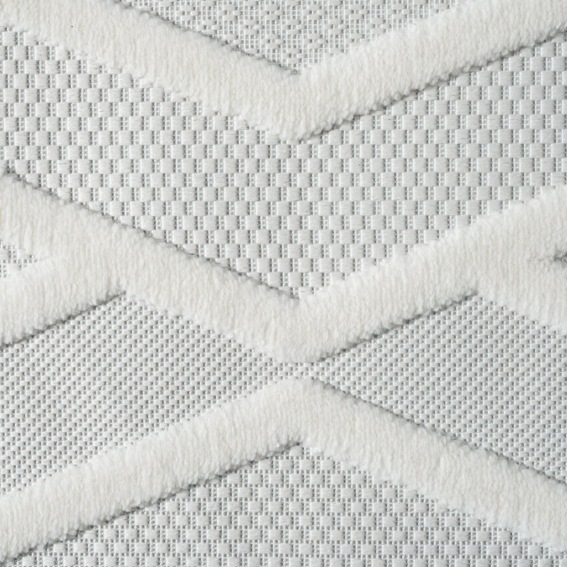 Calm Frost Ivory Runner Rug