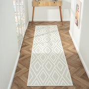 Calm Frost Ivory Runner Rug