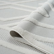 Calm Frost Ivory Runner Rug