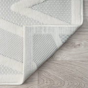 Calm Frost Ivory Runner Rug