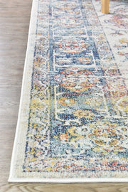 Casanova Century Border Blue Rug