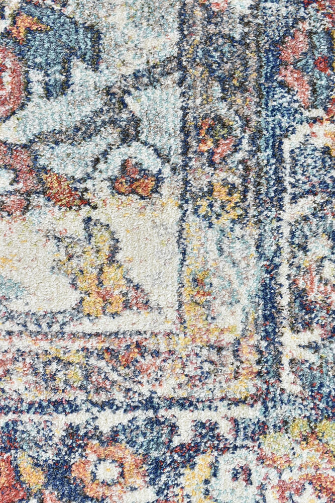 Casanova Century Border Blue Rug