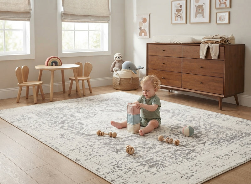 Cosy Mia Silver Rug