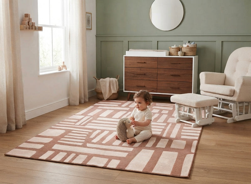 Cosy willow Brown Rug