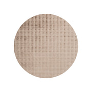 Clarity Washable Dark Beige Round Rug