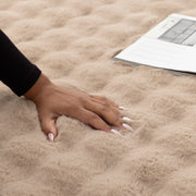 Clarity Washable Dark Beige Rug