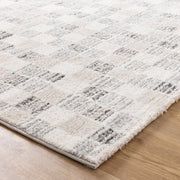 Sunkist Checkered Grey Beige Rug