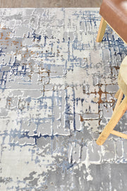 Elito Coraline Blue Grey Runner Rug