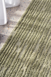 Vibration Soria Green Runner Rug