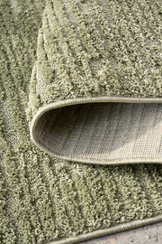 Vibration Soria Green Runner Rug