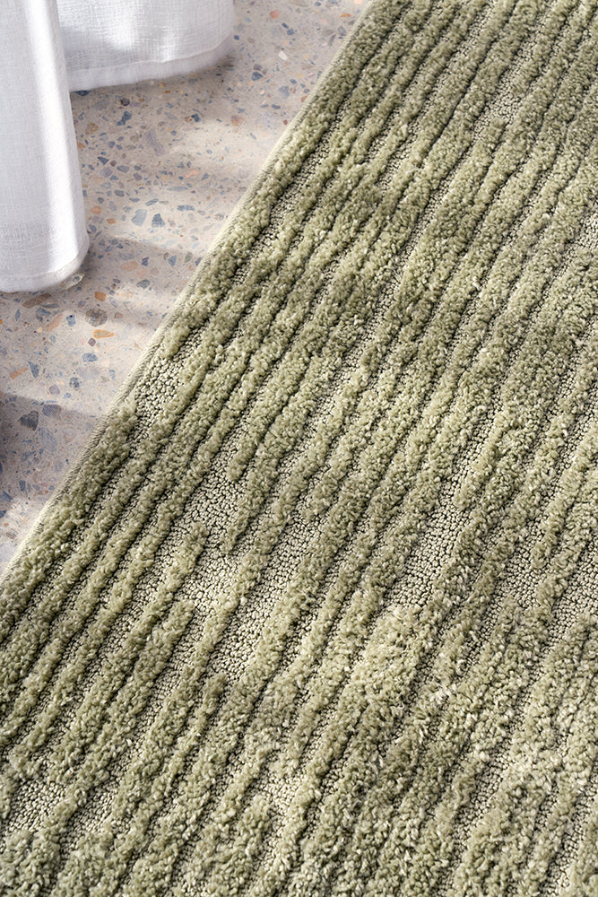 Vibration Soria Green Rug