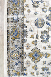 Sultana Timeless Grey Blue Runner Rug