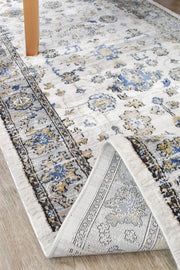 Sultana Timeless Grey Blue Runner Rug