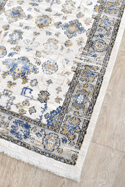 Sultana Timeless Grey Blue Runner Rug