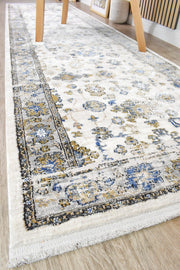 Sultana Timeless Grey Blue Runner Rug