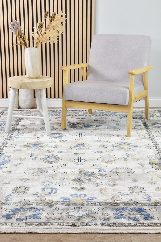 Sultana Timeless Grey Blue Rug