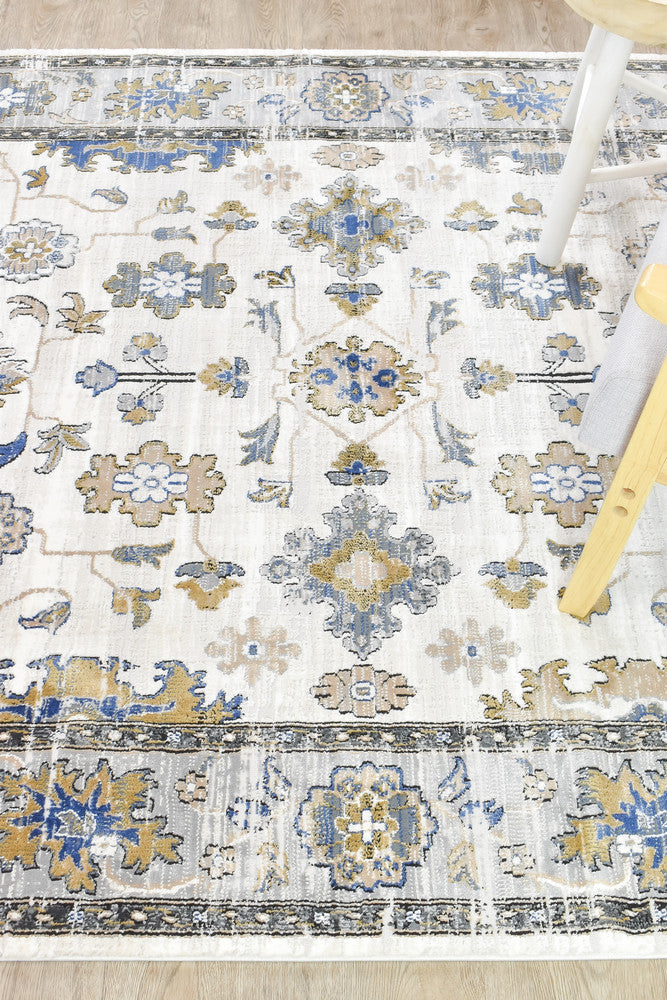 Sultana Timeless Grey Blue Rug