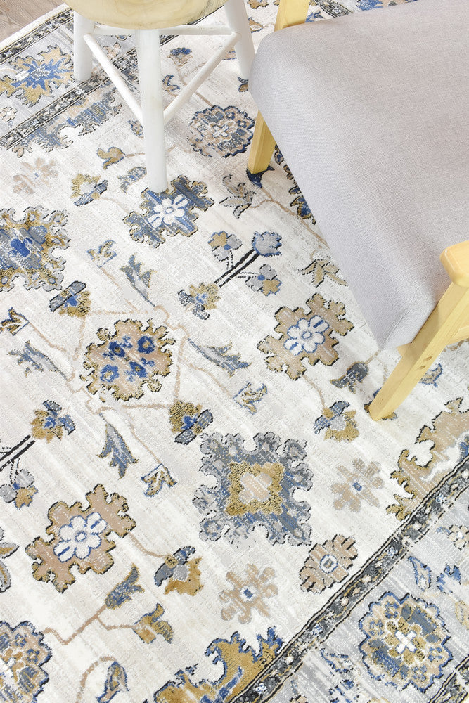 Sultana Timeless Grey Blue Rug