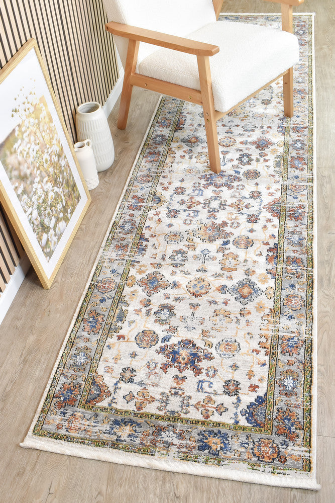 Sultana Timeless Multi Colour Runner Rug