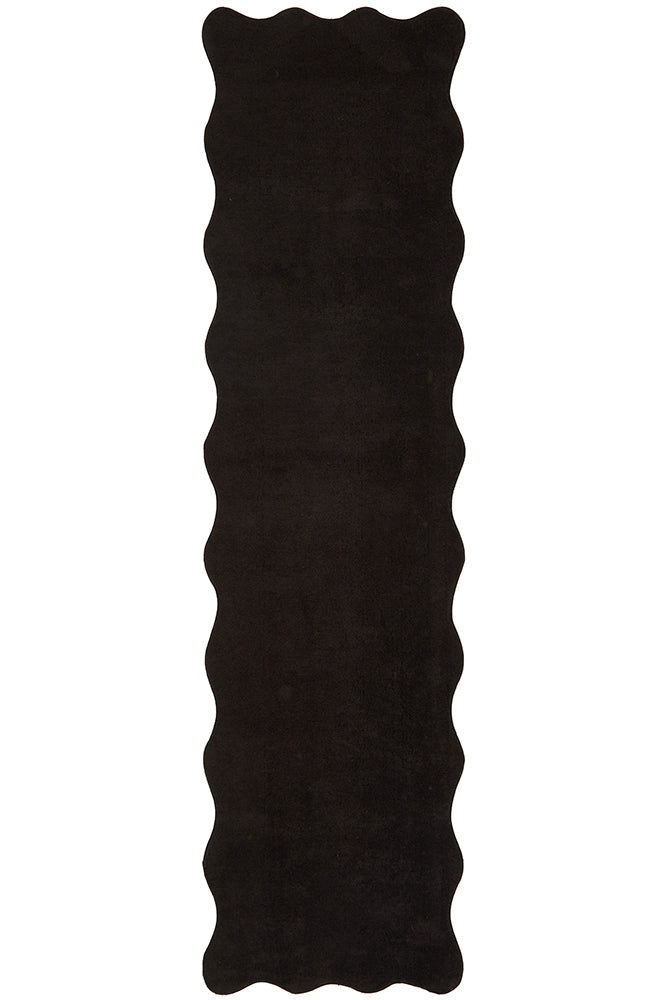 Evanna Black Runner Rug