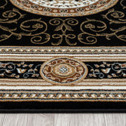 Stratum Lush Medal Black Runner Rug
