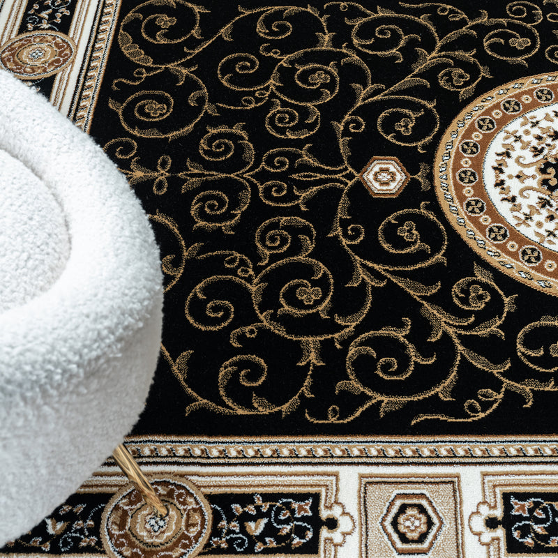 Stratum Lush Medal Black Rug