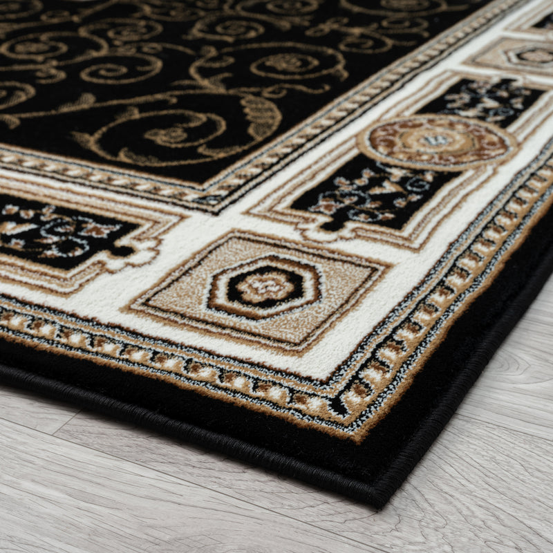 Stratum Lush Medal Black Rug