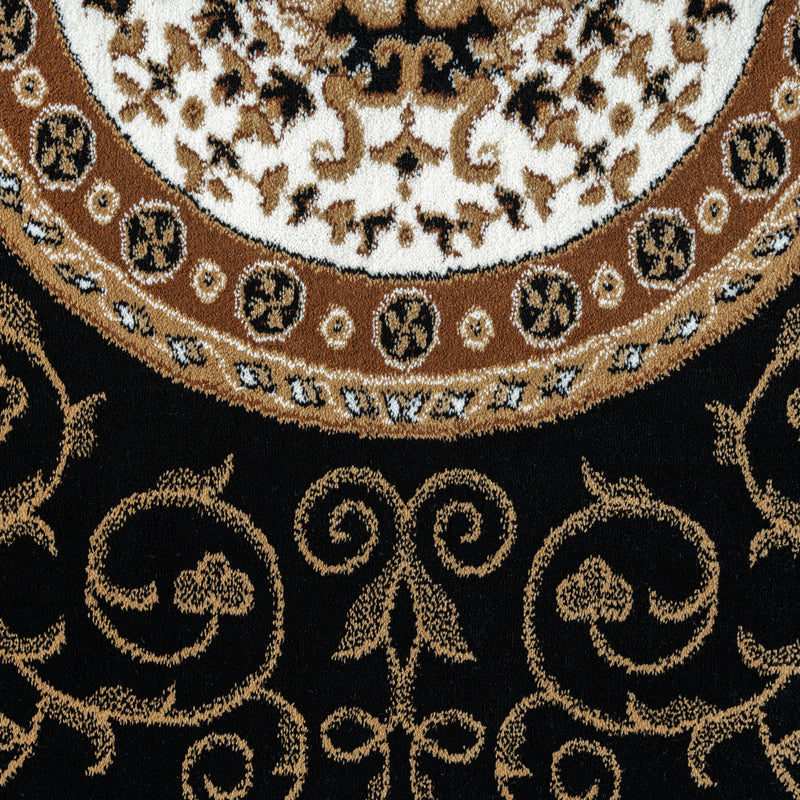 Stratum Lush Medal Black Rug