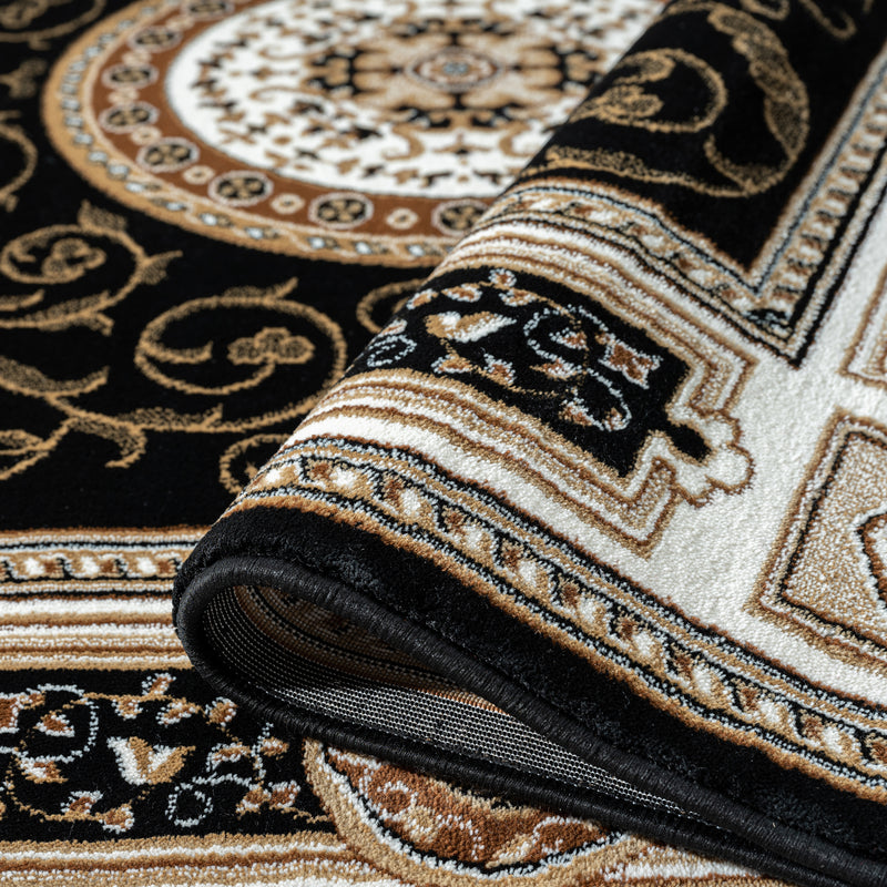 Stratum Lush Medal Black Rug