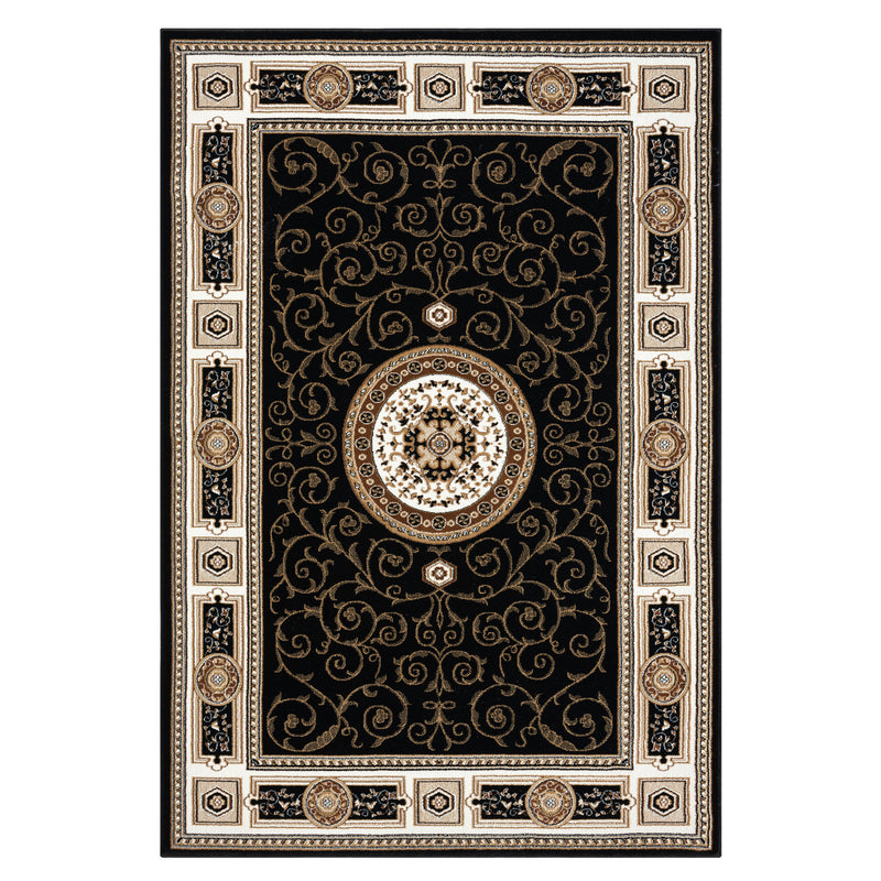 Stratum Lush Medal Black Rug
