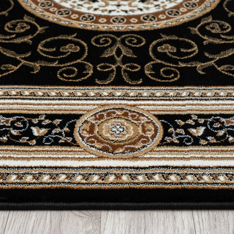 Stratum Lush Medal Black Rug
