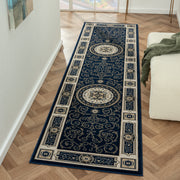 Stratum Lush Medal Navy Runner Rug