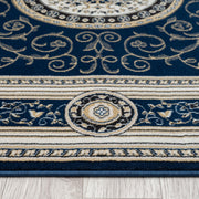 Stratum Lush Medal Navy Runner Rug