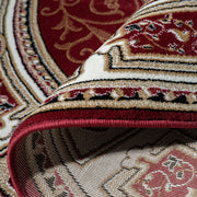 Stratum Lush Medal Red Round Rug