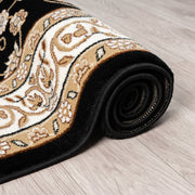 Stratum Persian Classic Black Runner Rug