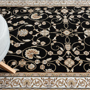 Stratum Persian Classic Black Rug