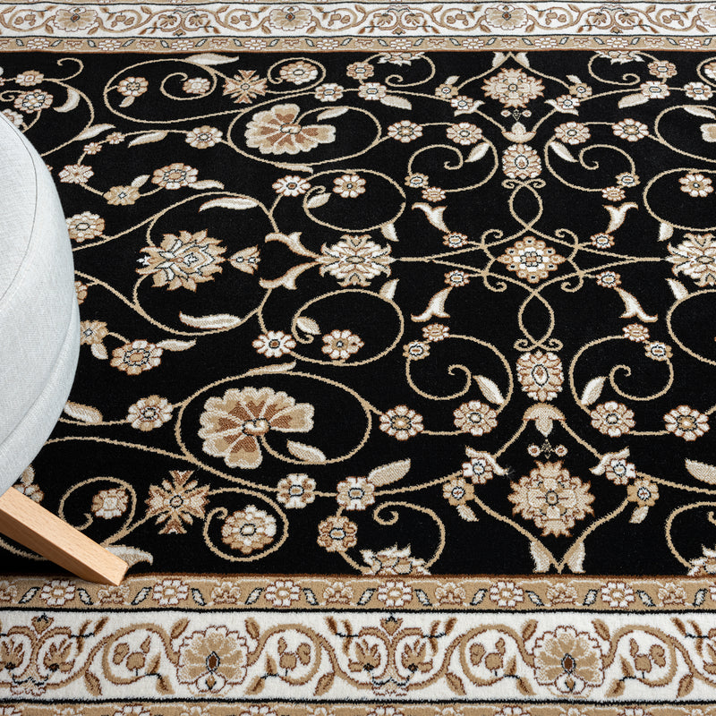 Stratum Persian Classic Black Rug