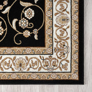 Stratum Persian Classic Black Rug