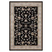 Stratum Persian Classic Black Rug