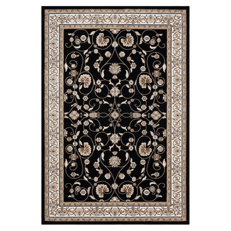 Stratum Persian Classic Black Rug