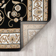 Stratum Persian Classic Black Rug