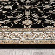 Stratum Persian Classic Black Rug