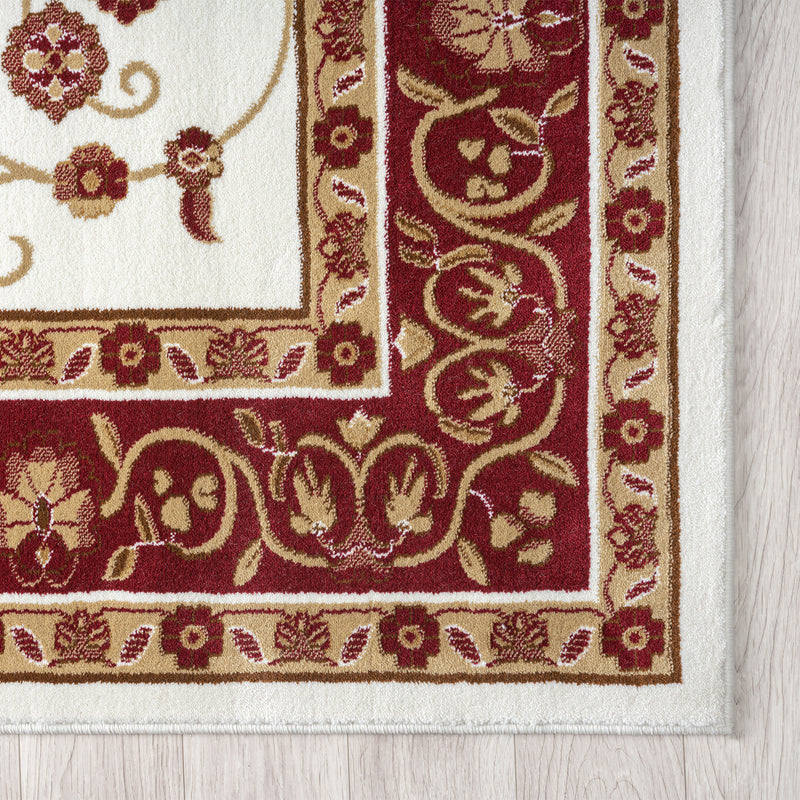 Stratum Persian Classic Cream Runner Rug