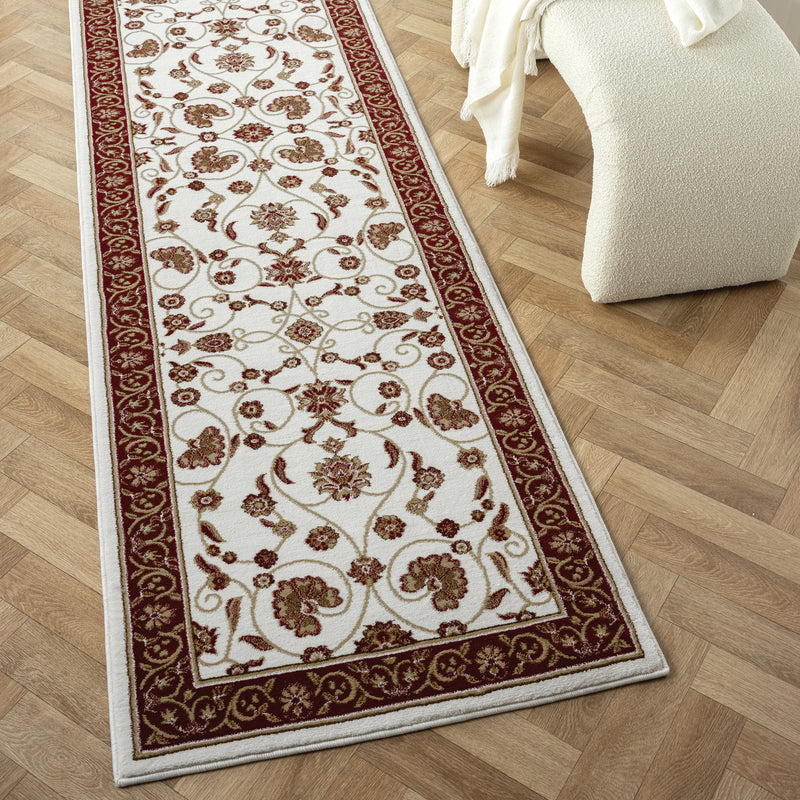 Stratum Persian Classic Cream Runner Rug