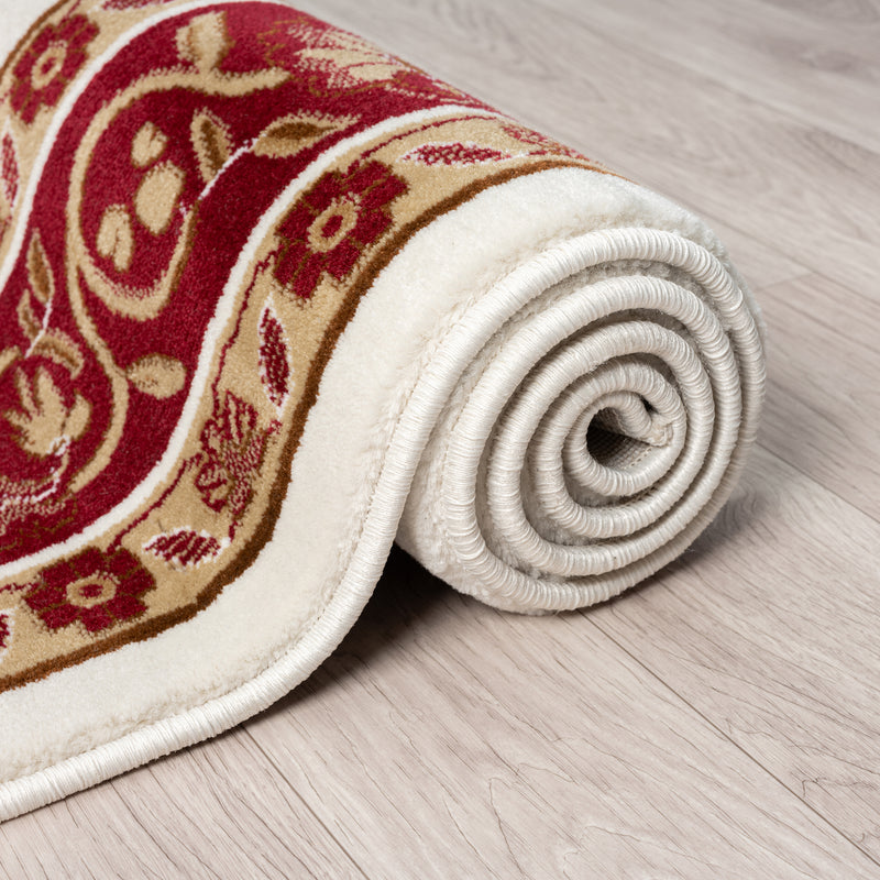 Stratum Persian Classic Cream Runner Rug