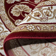 Stratum Persian Classic Red Round Rug
