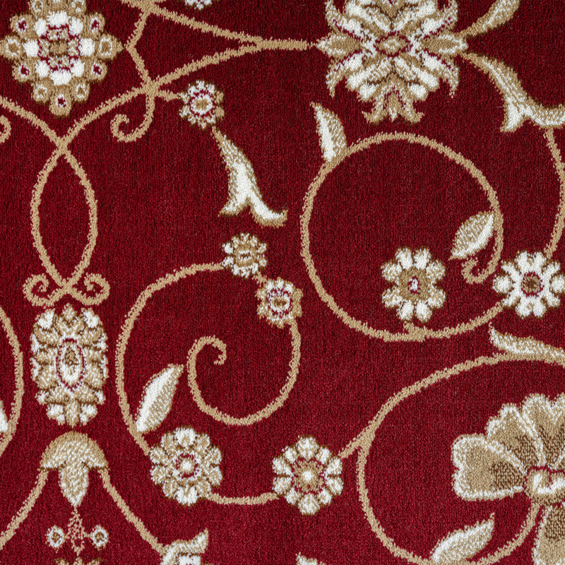 Stratum Persian Classic Red Runner Rug