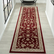 Stratum Persian Classic Red Runner Rug