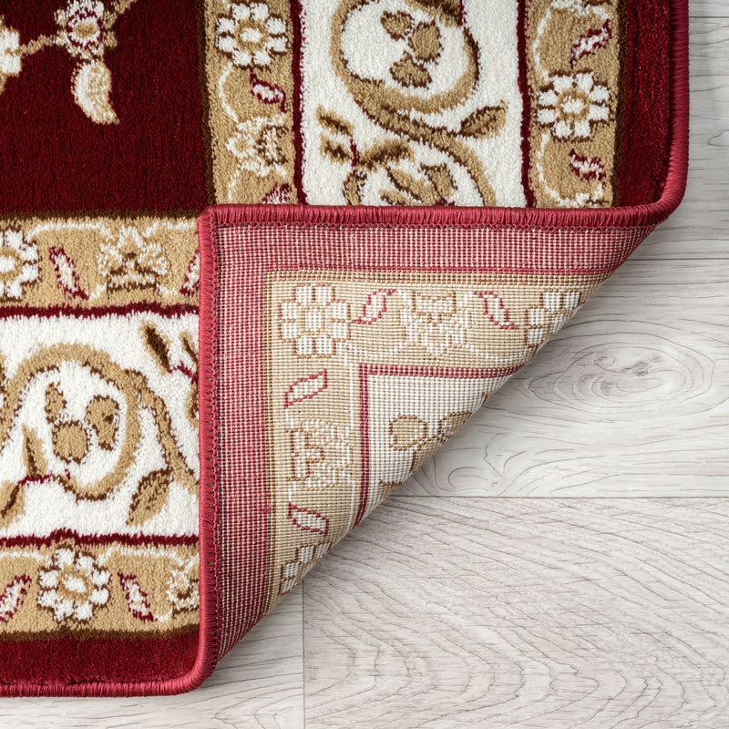 Stratum Persian Classic Red Runner Rug