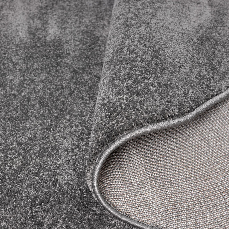 Europa Status Dark Grey Round Rug